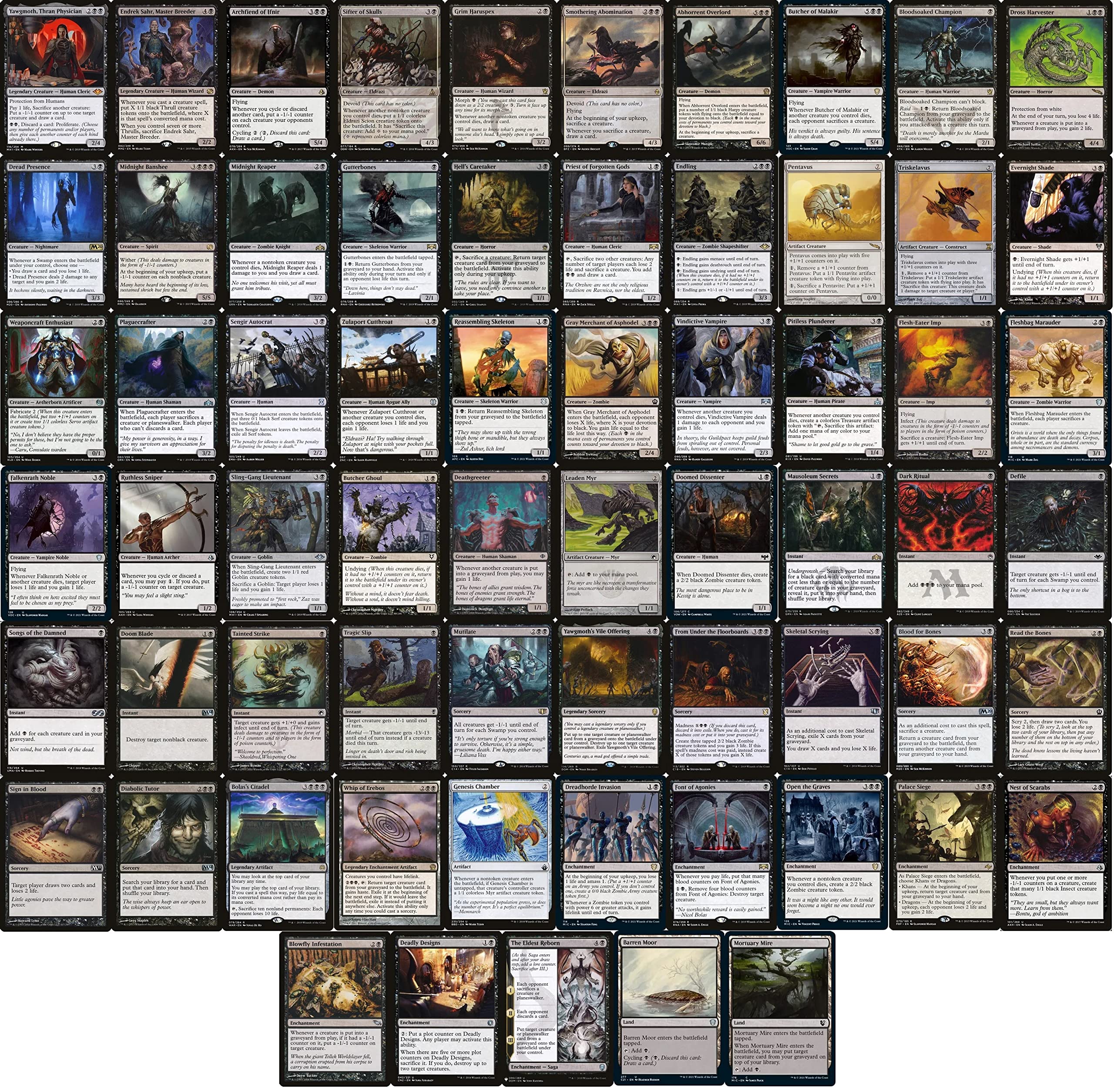 徹*木様 MTG 黒コモンカードまとめ1205枚　(内白枠220枚) Amazon.com: Yawgmoth, Thran Physician Commander Deck - EDH - Mono